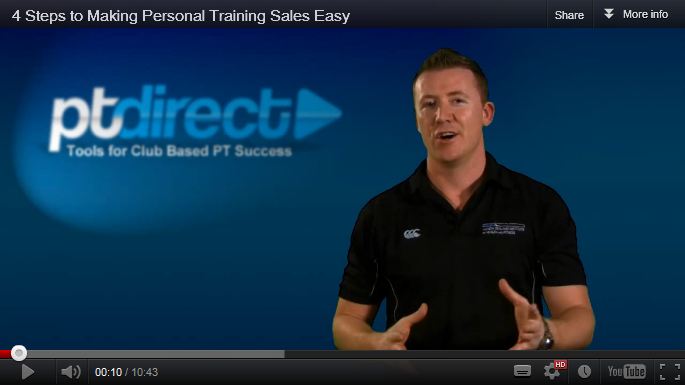 Video: 4 Steps to Making Personal Training Sales Easy 